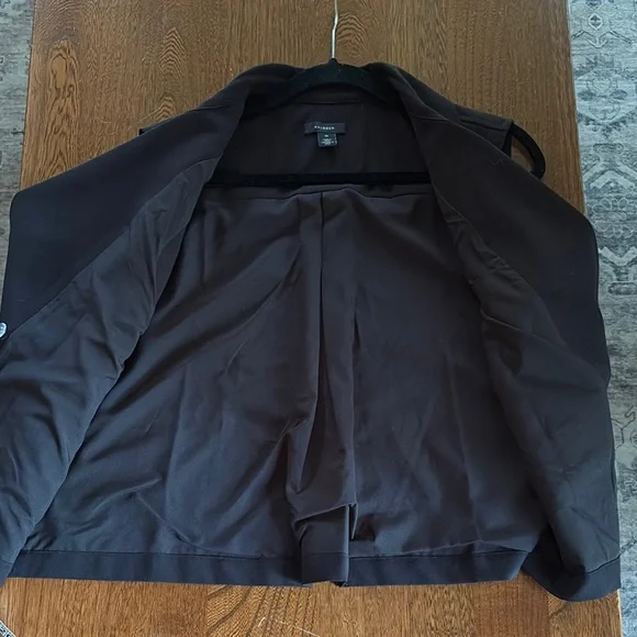 Halogen Black Women's Sleeveless Double-Breasted Trench Vest medium - Picture 5 of 16